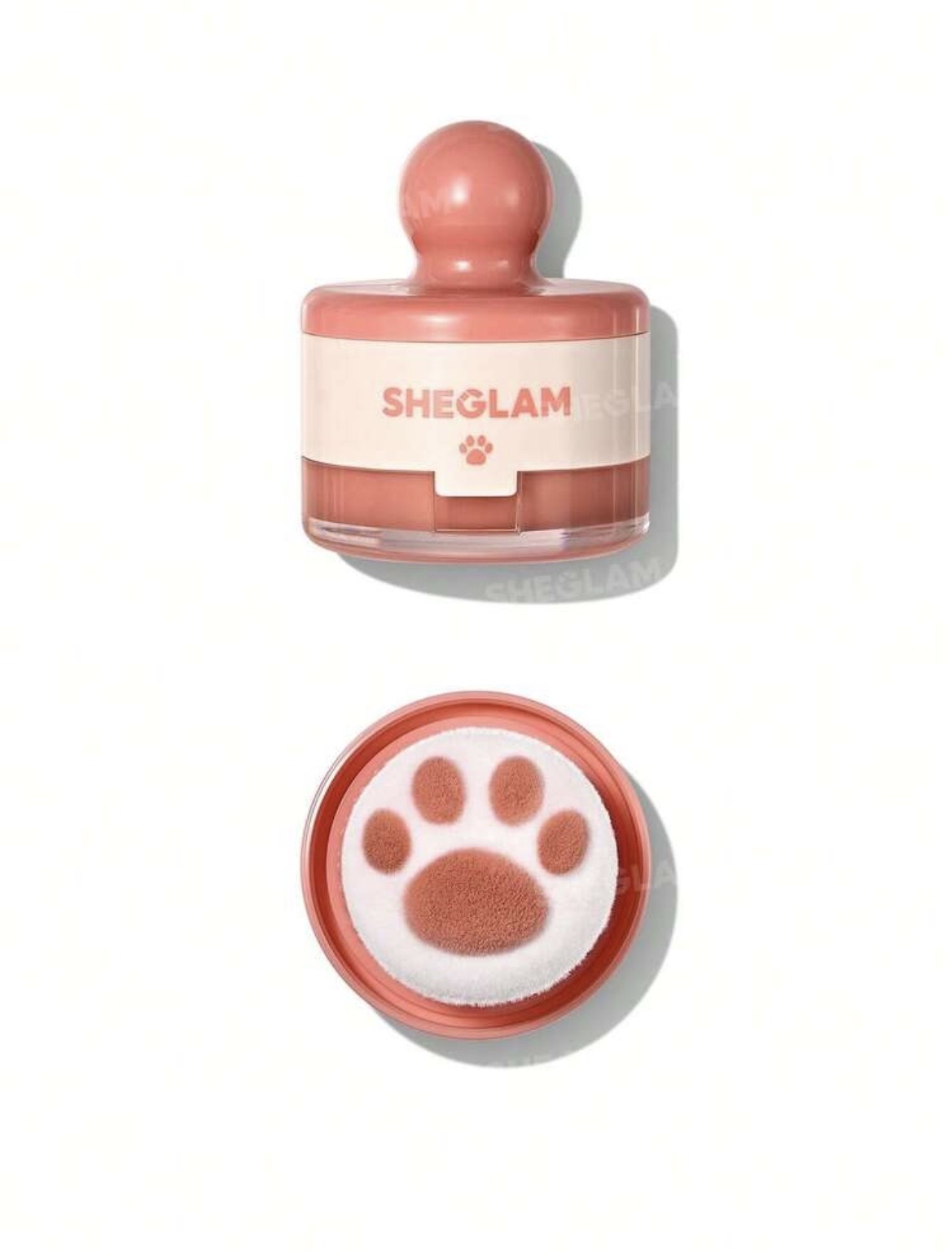رژگونه پنجه گربه شیگلم مدل Cutie Paw Blush Stamp رنگ Burnin Up