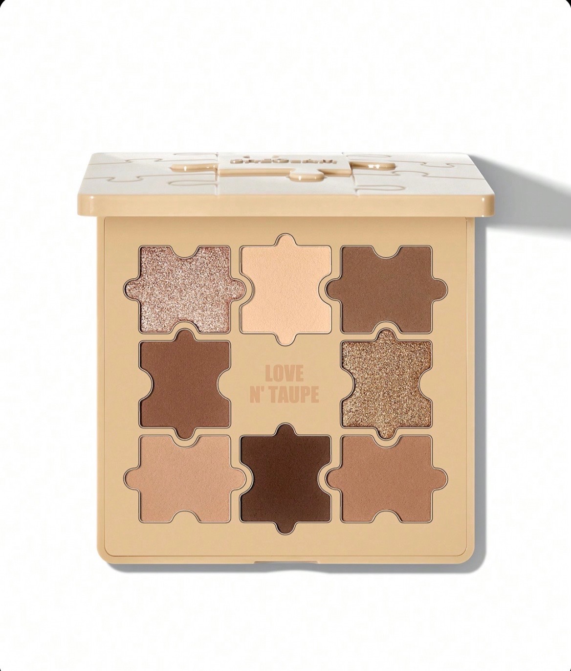 پلت سایه پازلی مدل Jazy Jigsaw Eyeshadow Palette رنگ Love N' Taupe