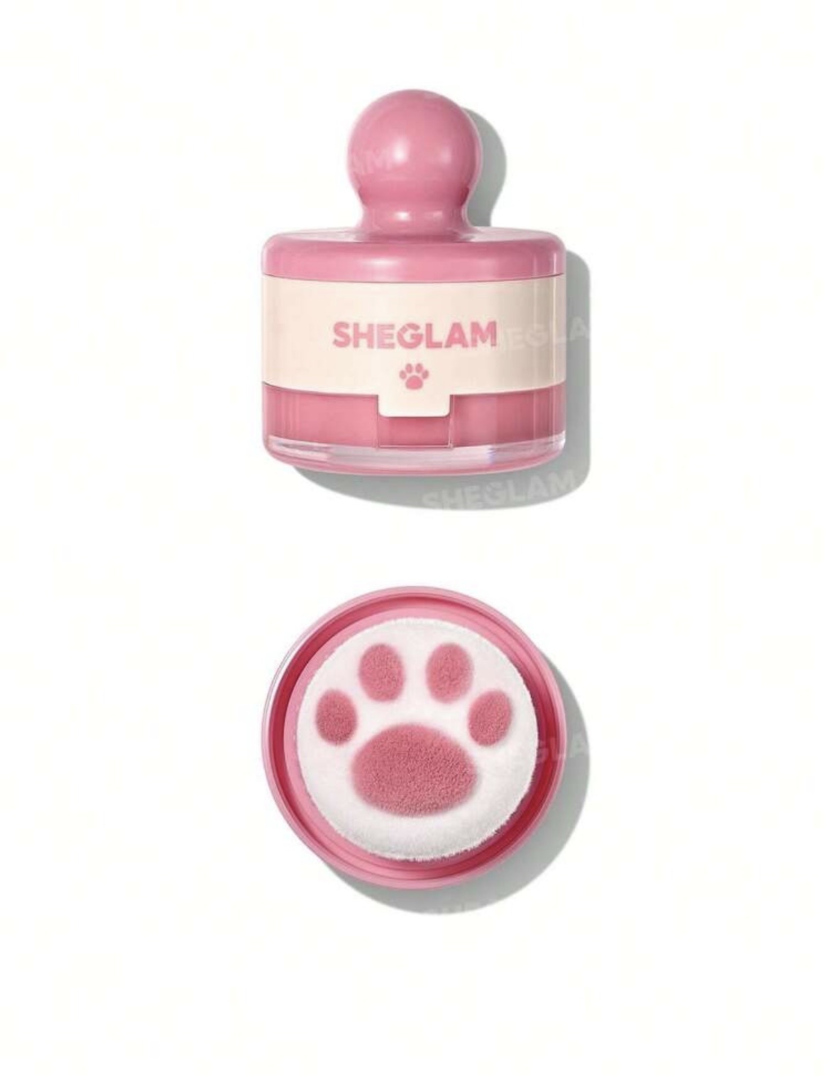 رژگونه پنجه گربه شیگلم مدل Cutie Paw Blush Stamp رنگ Berry Flirt