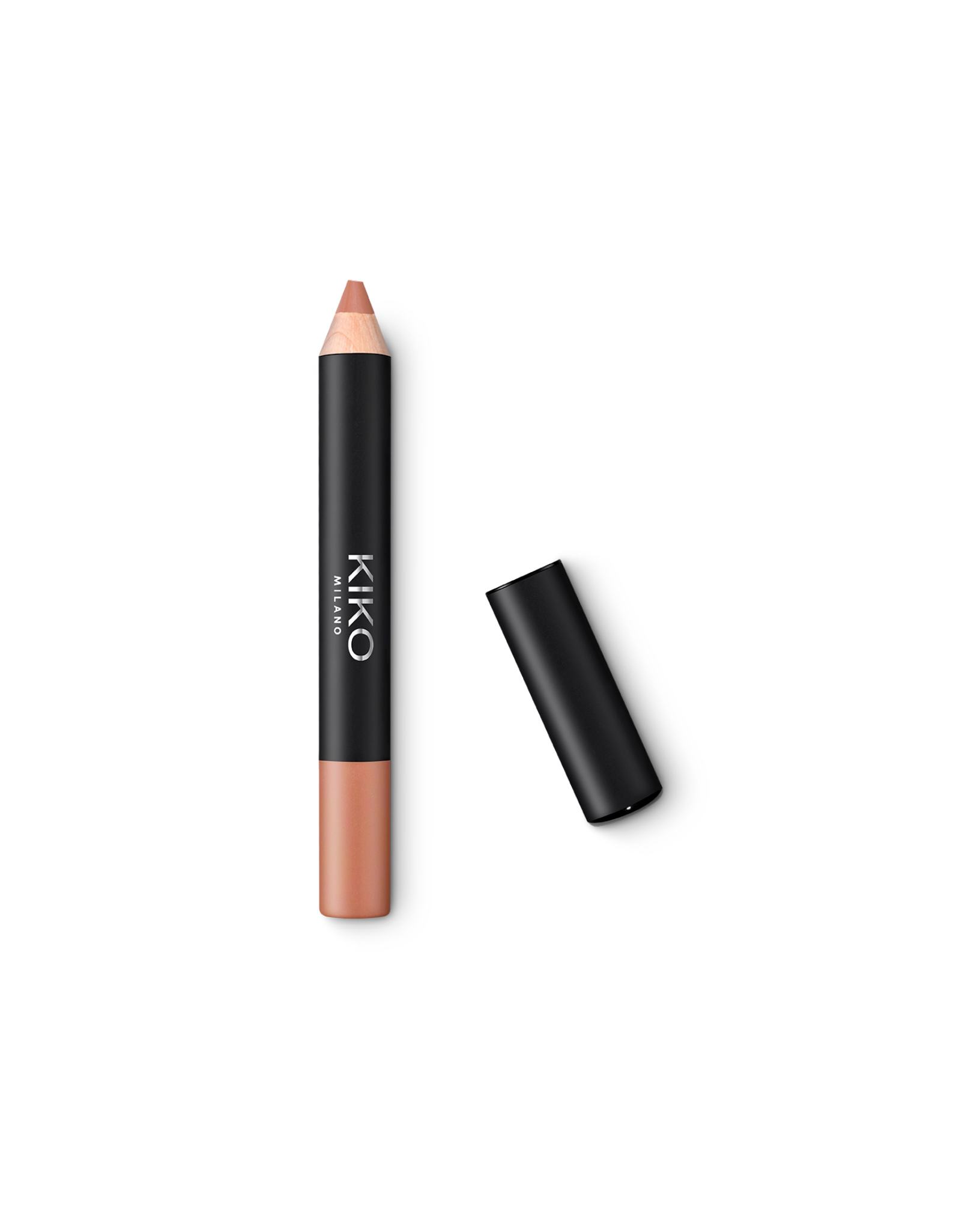 رژلب مدادی کیکو مدل SMART FUSION MATTE LIP CRAYON شماره 01 Light Hazelnut