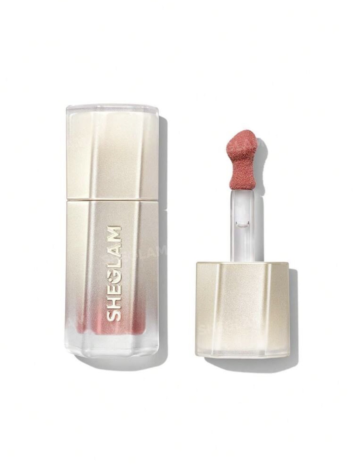 رژلب مایع مات/شاینی شیگلم مدل Stardust Swipe Glitter Liquid رنگ High Key